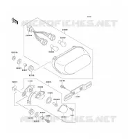 FEUX ARRI&Egrave;RE(S) pour Kawasaki ZZR1100