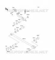 PEDALE DE FREIN/TORQUE LINK pour Kawasaki ZZR1100
