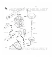 PI&Egrave;CES DE CARBURATEUR pour Kawasaki ZZR1100
