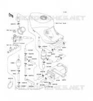SYSTEME D'EVAPORATION CARBURANT pour Kawasaki ZZR1100