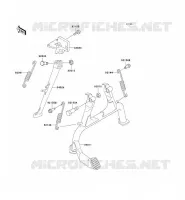 BEQUILLES pour Kawasaki ZZR1100
