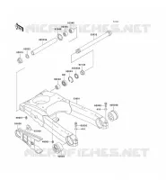 BRAS OSCILLANT pour Kawasaki ZZR1100
