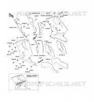 CARENAGE INFERIEUR pour Kawasaki ZZR1100
