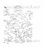 CARENAGE pour Kawasaki ZZR1100