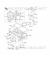 COUVERCLE RENIFLARD/CARTER D'HUILE pour Kawasaki ZZR1100