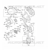 COUVERCLES MOTEUR pour Kawasaki ZZR1100