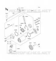 D&Eacute;MARREUR pour Kawasaki ZZR1100