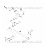 PEDALE DE FREIN pour Kawasaki ZZR1100
