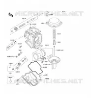 PI&Egrave;CES DE CARBURATEUR pour Kawasaki ZZR1100