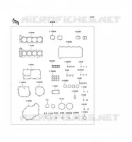 POCHETTE DE JOINT pour Kawasaki ZZR1100