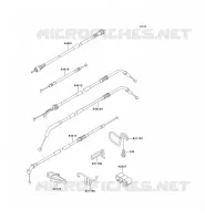 CABLES pour Kawasaki ZZR1100