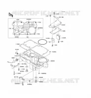 COUVERCLE RENIFLARD/CARTER D'HUILE pour Kawasaki ZZR1100