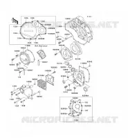 COUVERCLES MOTEUR pour Kawasaki ZZR1100