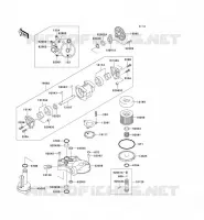 POMPE A HUILE pour Kawasaki ZZR1100