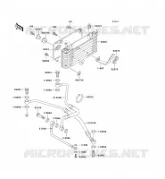 RADIATEUR D'HUILE pour Kawasaki ZZR1100