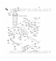 SUSPENSION pour Kawasaki ZZR1100