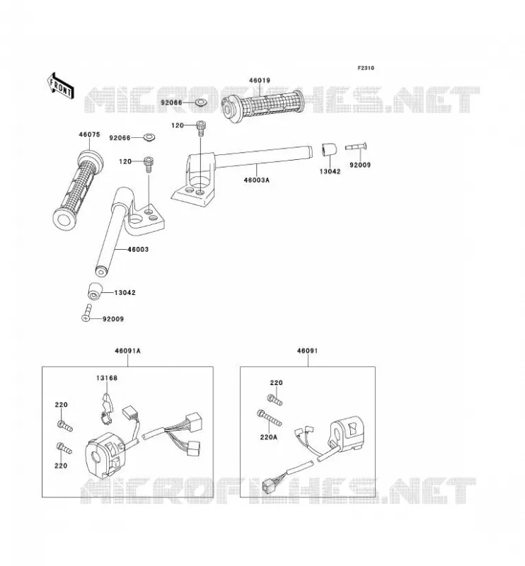 GUIDON Kawasaki MOTOS 1100 1995 GPZ1100  ZX1100-E1