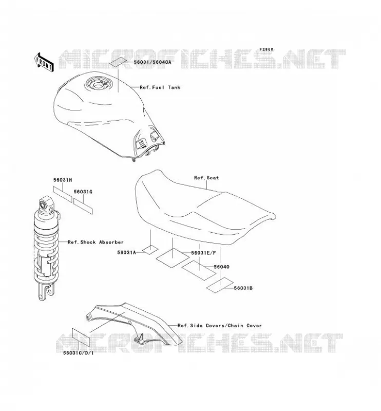 LABEL Kawasaki MOTOS 1100 1995 GPZ1100  ZX1100-E1