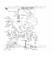 RESERVOIR CARBURANT pour Kawasaki ZZR1100