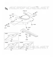 CACHE LAT&Eacute;RAL/GARDE CHAINE pour Kawasaki NINJA ZX-12R