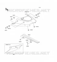 CACHE LAT&Eacute;RAL/GARDE CHAINE pour Kawasaki NINJA ZX-12R