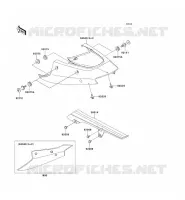 CACHE LAT&Eacute;RAL/GARDE CHAINE pour Kawasaki NINJA ZX-12R