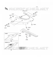 CACHE LAT&Eacute;RAL/GARDE CHAINE pour Kawasaki NINJA ZX-12R