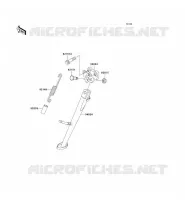 BEQUILLES pour Kawasaki NINJA ZX-12R