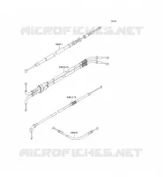 CABLES pour Kawasaki NINJA ZX-12R