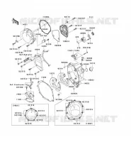 COUVERCLES MOTEUR pour Kawasaki NINJA ZX-12R