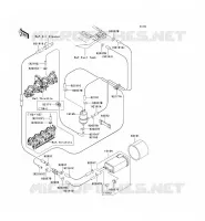 SYSTEME D'EVAPORATION CARBURANT(CA) pour Kawasaki NINJA ZX-12R