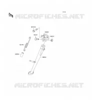 BEQUILLES pour Kawasaki NINJA ZX-12R