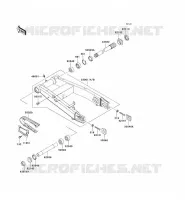 BRAS OSCILLANT pour Kawasaki NINJA ZX-12R