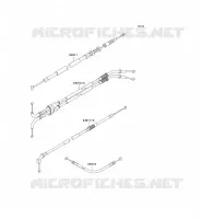 CABLES pour Kawasaki NINJA ZX-12R