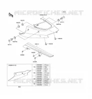 CACHE LAT&Eacute;RAL/GARDE CHAINE pour Kawasaki NINJA ZX-12R