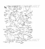 CARENAGE pour Kawasaki NINJA ZX-12R