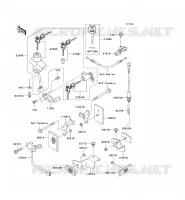 CONTACTEUR SERRURE/R&Eacute;FLECTEUR pour Kawasaki NINJA ZX-12R