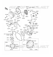 COUVERCLES MOTEUR pour Kawasaki NINJA ZX-12R