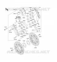FREIN AVANT pour Kawasaki NINJA ZX-12R