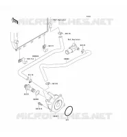 RADIATEUR D'HUILE pour Kawasaki NINJA ZX-12R