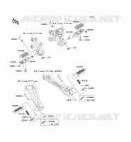 REPOSE PIED pour Kawasaki NINJA ZX-12R