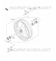 ROUE AVANT pour Kawasaki NINJA ZX-12R