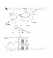CACHE LAT&Eacute;RAL/GARDE CHAINE pour Kawasaki NINJA ZX-12R
