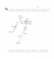BEQUILLES pour Kawasaki NINJA ZX-12R