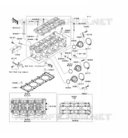 CULASSE pour Kawasaki NINJA ZX-12R