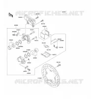 FREIN ARRIERE pour Kawasaki NINJA ZX-12R