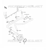 RADIATEUR D'HUILE pour Kawasaki NINJA ZX-12R