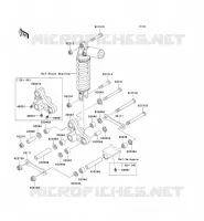 SUSPENSION ARRI&Egrave;RE pour Kawasaki NINJA ZX-12R