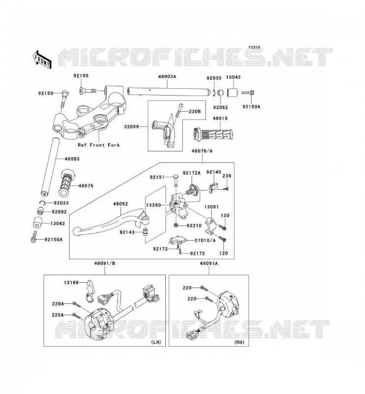 GUIDON Kawasaki MOTOS 1200 2004 NINJA ZX-12R  ZX1200-B3