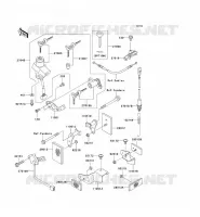 CONTACTEUR SERRURE/R&Eacute;FLECTEUR pour Kawasaki NINJA ZX-12R